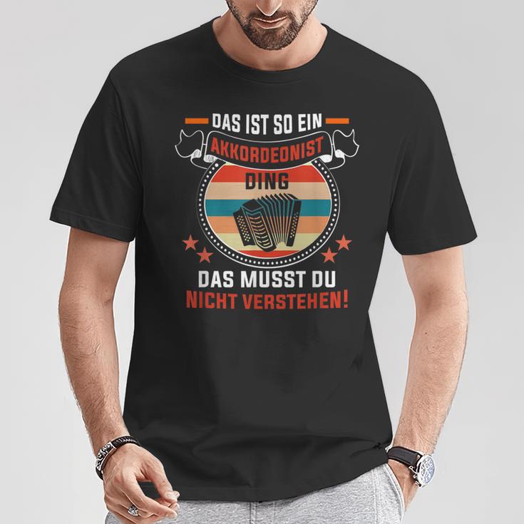 Das Ist So Ein Akkordeonist Ding Akkordeonspieler T-Shirt Lustige Geschenke