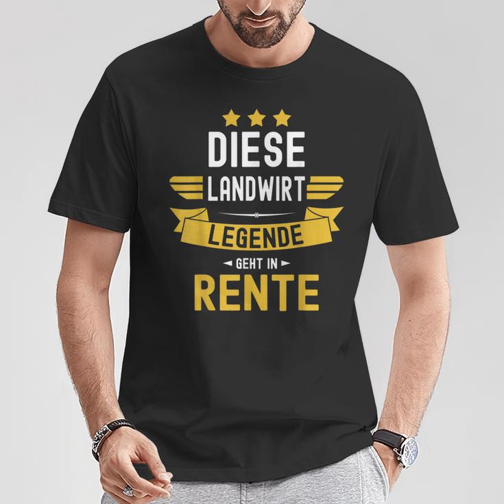 Die Legende Geht In Rente Geht In T-Shirt Lustige Geschenke