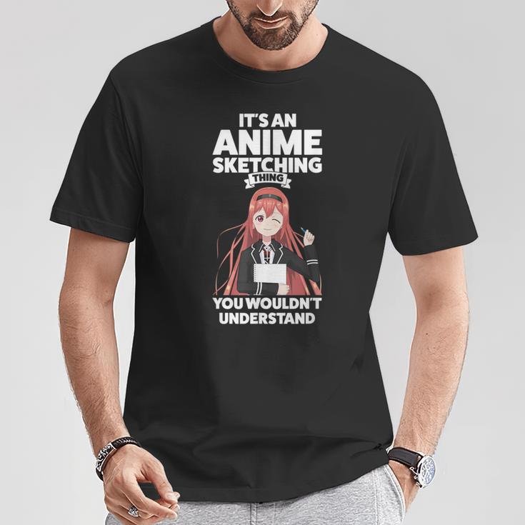 Es Ist Ein Anime-Sketching Ding Anime Merch T-Shirt Lustige Geschenke