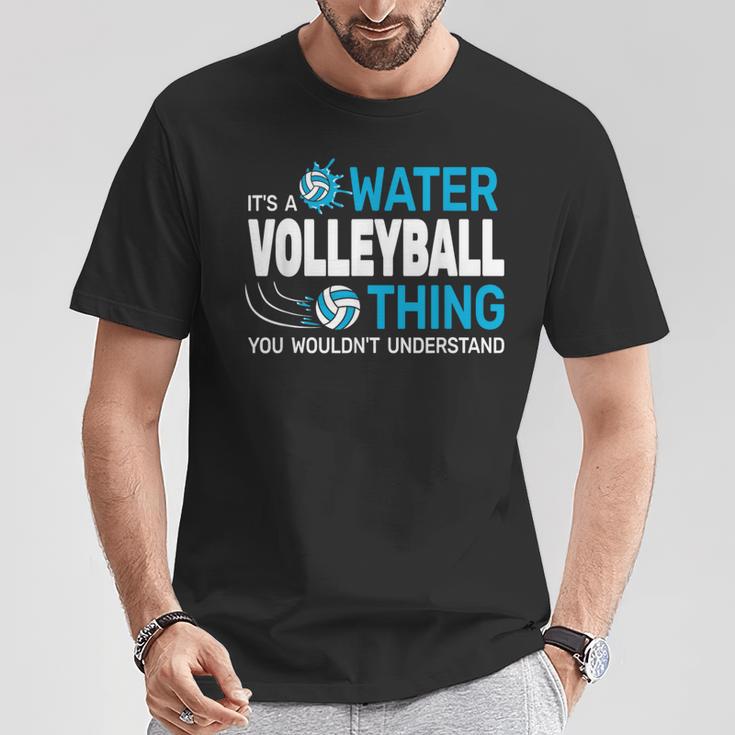 Es Ist Ein Wasservolleyball-Ding Wassersport Poolvolleyball T-Shirt Lustige Geschenke