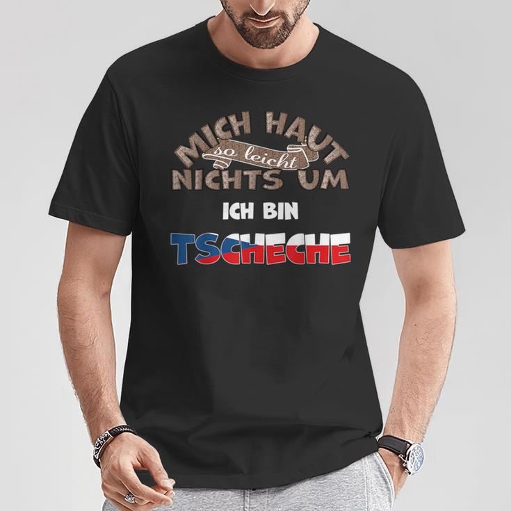 With Saying Mich Haut Nichts Um Ich Bin Czeche T-Shirt Lustige Geschenke