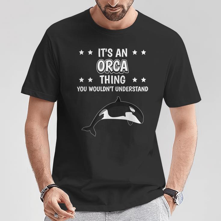 With Slogan Ist So Ein Orca Ding T-Shirt Lustige Geschenke