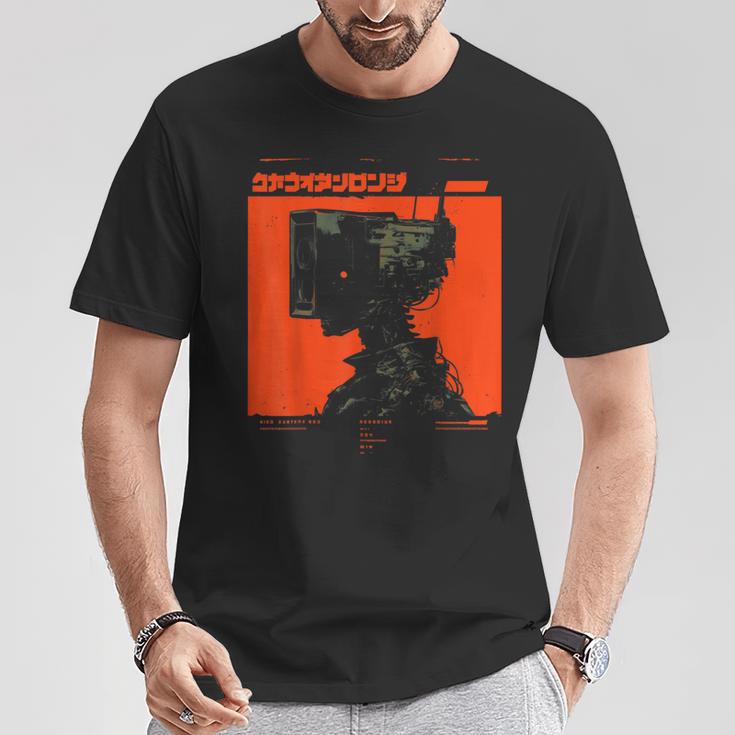 Futuristic Techwear Japanese Cyberpunk Harajuku Horror Punk T-Shirt Lustige Geschenke