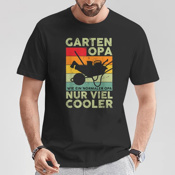 Garden Grandpa Gardener Saying Outfit For Grandad T-Shirt Lustige Geschenke