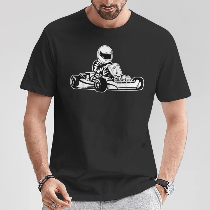 Go-Kart Racing Kart Racing Driver Go Karting T-Shirt Lustige Geschenke