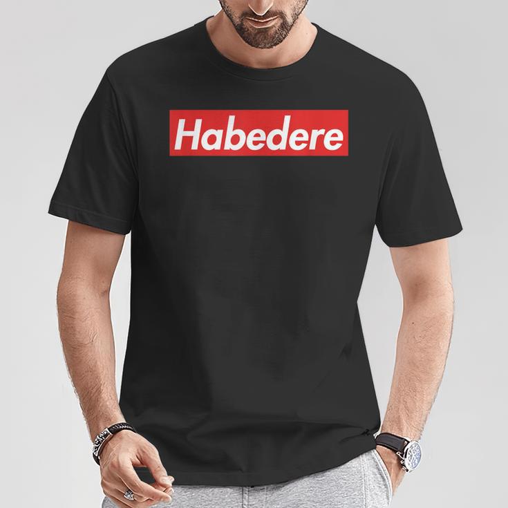 Habedere Red Box Logo Habe Die Ehre Bavarian T-Shirt Lustige Geschenke