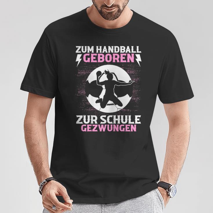 Handball Training Handballer Training Handball Girl's T-Shirt Lustige Geschenke