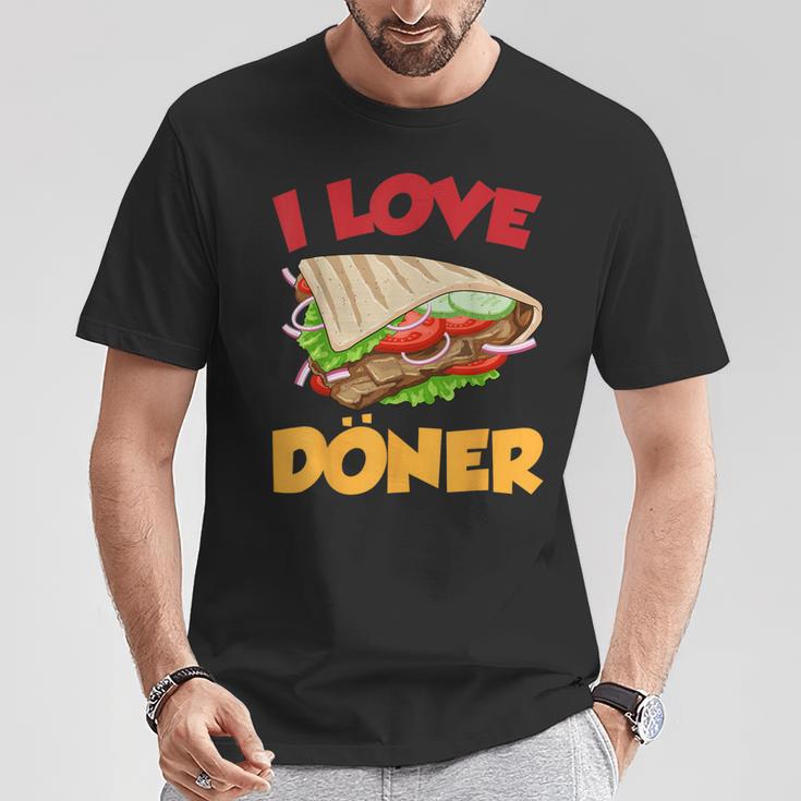 Ich Liebe Döner Kebab Fleisch Döner T-Shirt Lustige Geschenke