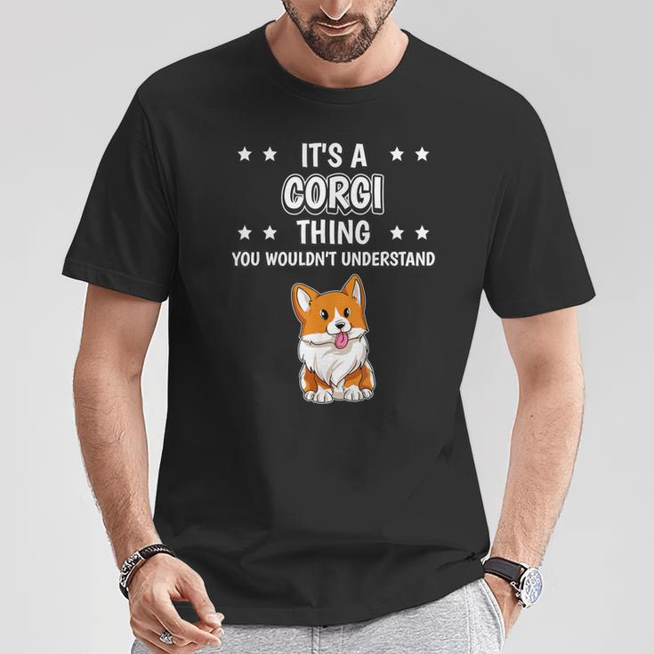 Ist So Ein Corgi Ding Lustiger Spruch Corgis T-Shirt Lustige Geschenke