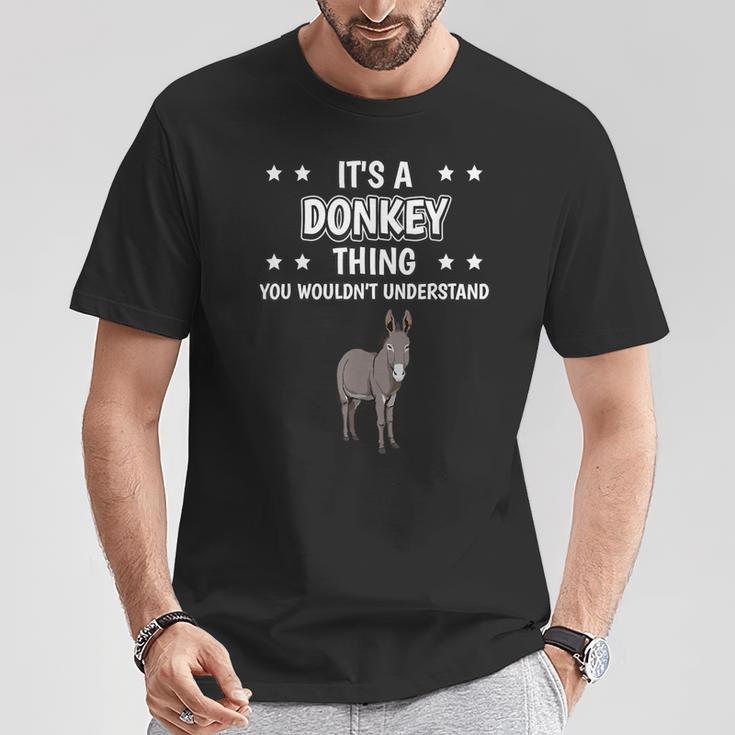 Ist So Ein Esel Ding Lustiger Spruch Esel T-Shirt Lustige Geschenke