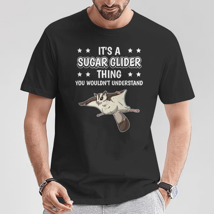 Ist So Ein Kurzkopfgleitbeutler Ding Spruch Sugar Glider T-Shirt Lustige Geschenke