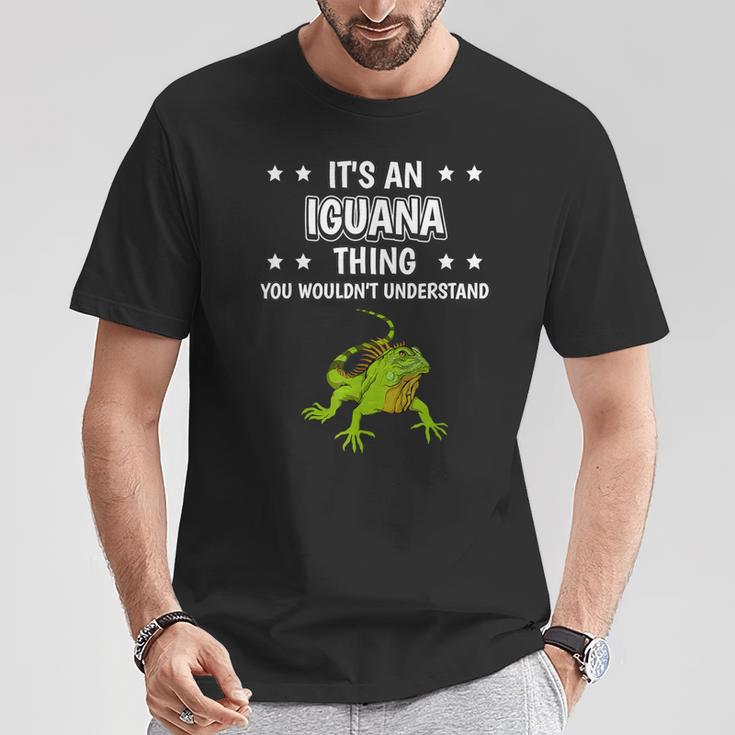 Ist So Ein Leguan Ding Lustiger Spruch Leguane T-Shirt Lustige Geschenke