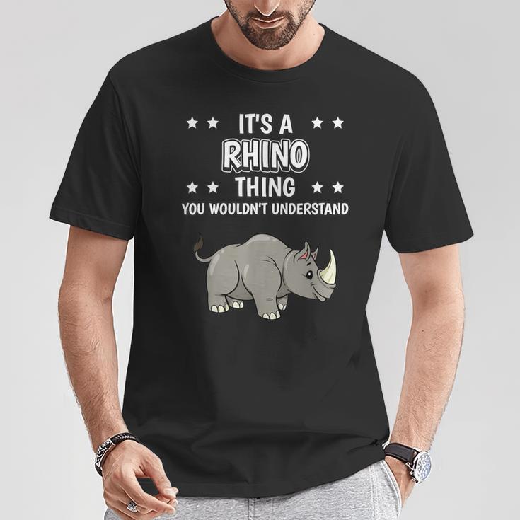 Ist So Ein Nashorn Ding Lustiger Spruch Nashörner T-Shirt Lustige Geschenke