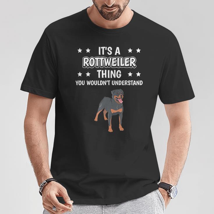 Ist So Ein Rottweiler Ding Lustiger Spruch Rottweiler T-Shirt Lustige Geschenke