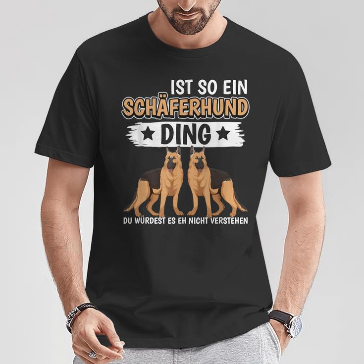 Ist So Ein Schäferhund Ding Deutscher Schäferhund T-Shirt Lustige Geschenke