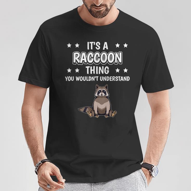 Ist So Ein Waschbär Ding Lustiger Spruch Waschbären T-Shirt Lustige Geschenke