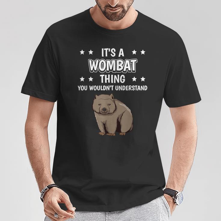 Ist So Ein Wombat Ding Lustiger Spruch Wombats T-Shirt Lustige Geschenke