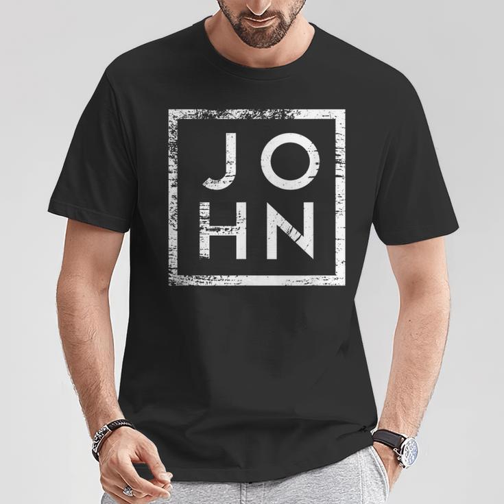 John Minimalism T-Shirt Lustige Geschenke