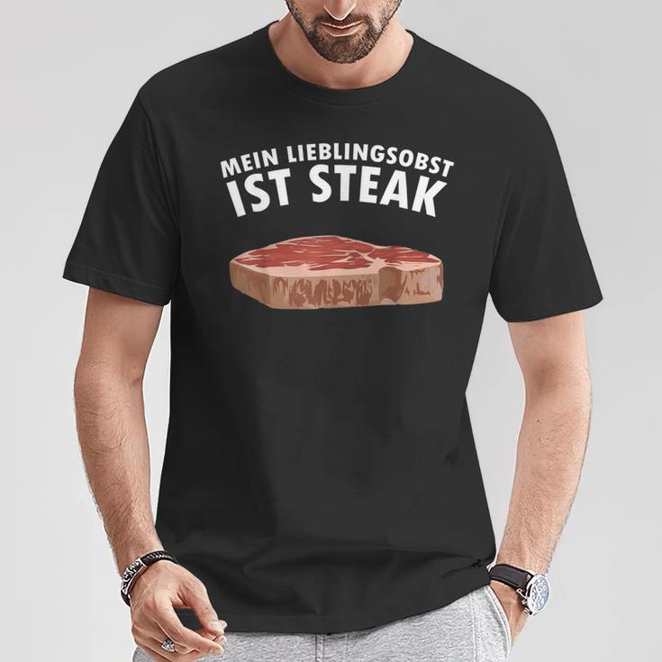 Mein Lieblingsobst Ist Steak Butcher T-Shirt Lustige Geschenke