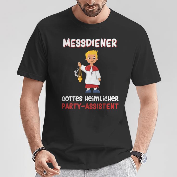 With Ministrant Sternsinger Ministranten Messdienerin Messdiener T-Shirt Lustige Geschenke