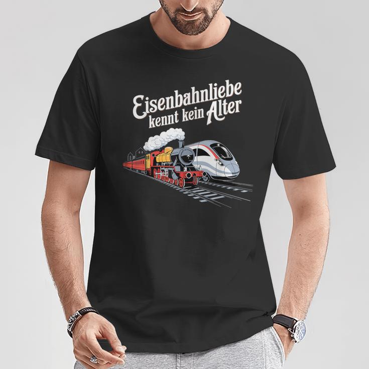 Model Railway Saying Eisenbahn Liebe Damplok Modellbau T-Shirt Lustige Geschenke