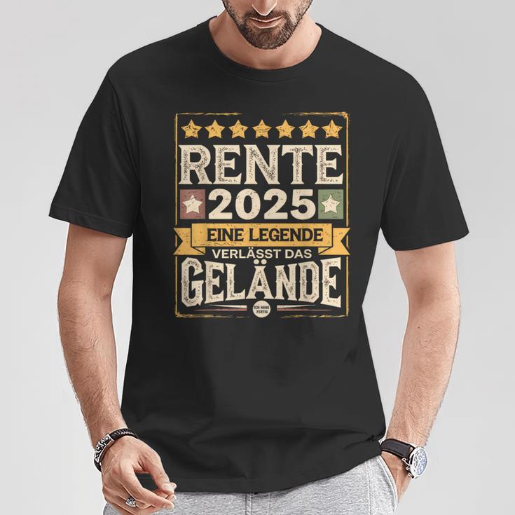 Pensioner Eine Legende Geht In Rente 2025 Ruhestand T-Shirt Lustige Geschenke