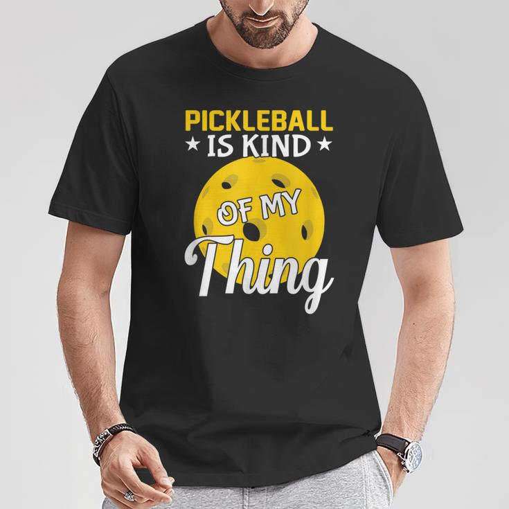 Pickleball Ist Irgendwie Mein Ding Pickleball-Liebhaber T-Shirt Lustige Geschenke