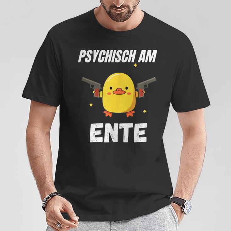 Psychisch Am Ente T-Shirt Lustige Geschenke