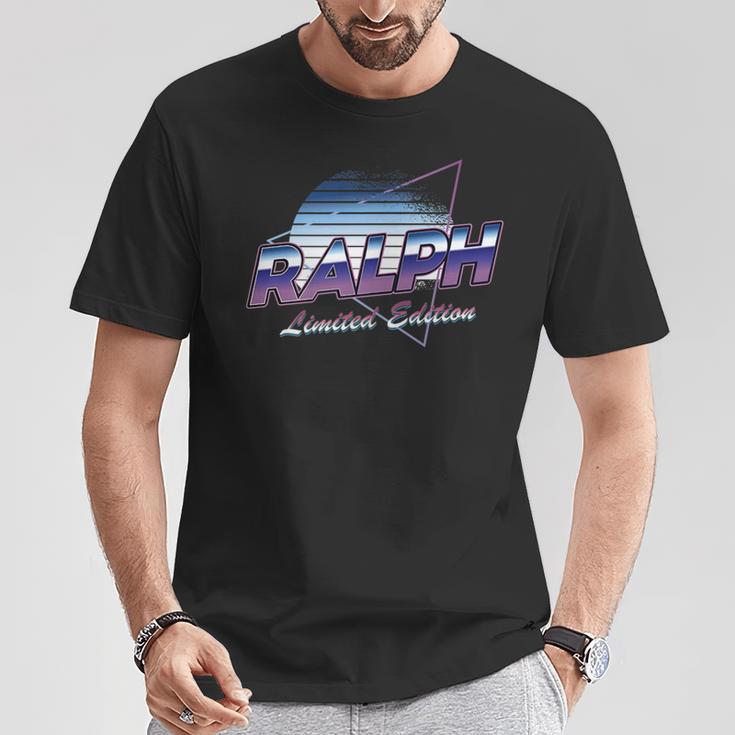 Ralph Name Aestheticaporwave 80S 90S Surname T-Shirt Lustige Geschenke