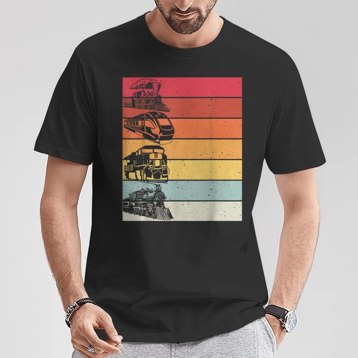 Retrointage Train Driver T-Shirt Lustige Geschenke