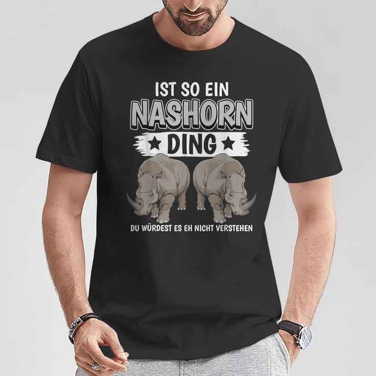 Rhinozeros Sachen Ist So Ein Rhino Ding Rhino T-Shirt Lustige Geschenke