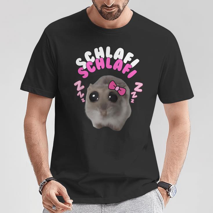 Sad Hamster Sad Hamster Hamstie Hamsty Memes Hamsti T-Shirt Lustige Geschenke