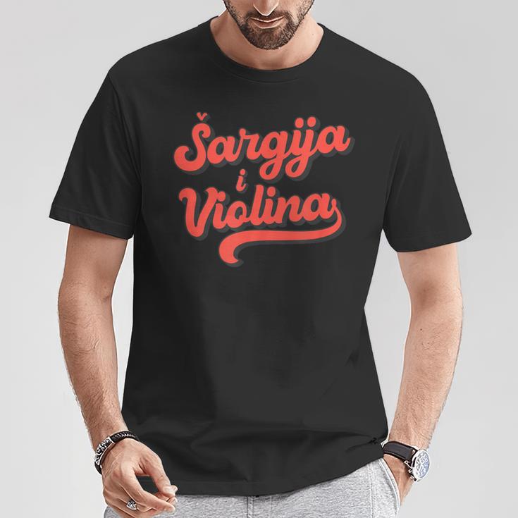 Sargija Iiolina Izvorna Muzika Croatia Bosnia Serbia T-Shirt Lustige Geschenke