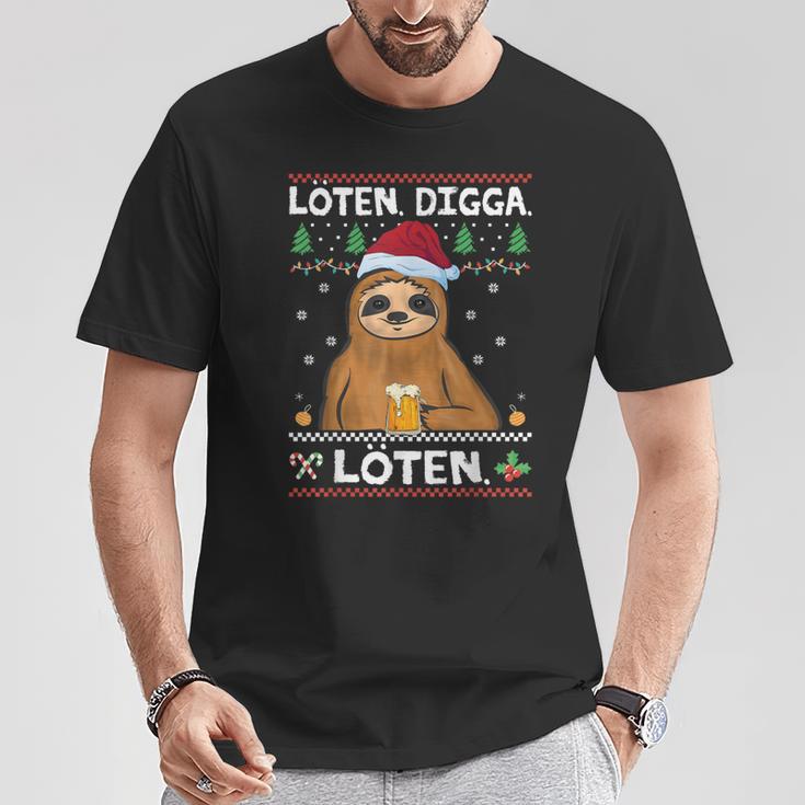 Soldering Digga Soldering Sloth S T-Shirt Lustige Geschenke