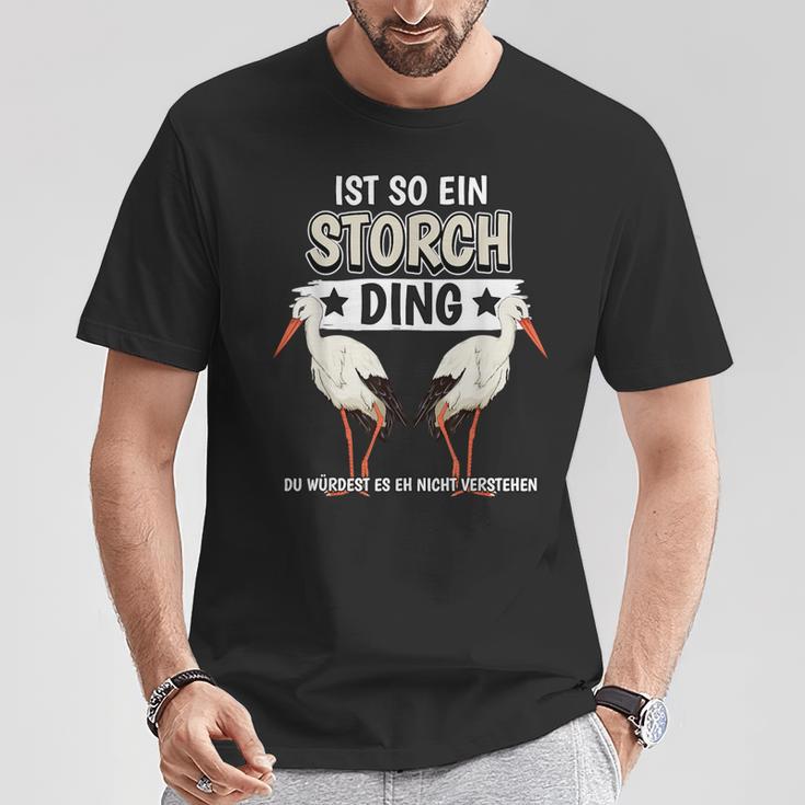 Storcheogel Sachen Ist So Ein Stork Ding Stork T-Shirt Lustige Geschenke