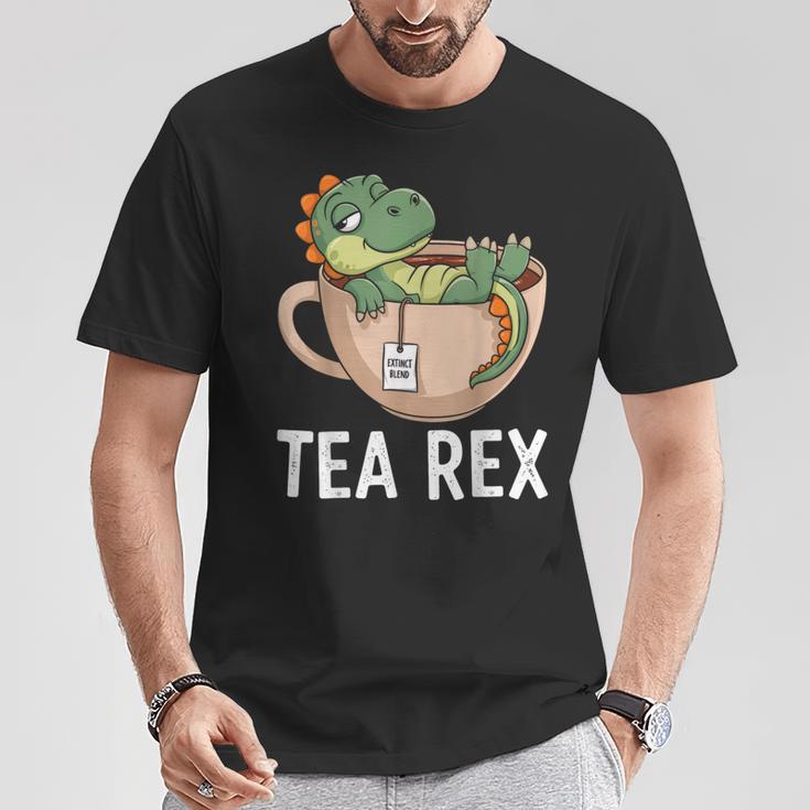 Tea Rex T-Rex Dinosaur Tyrannosaurus T-Shirt Lustige Geschenke