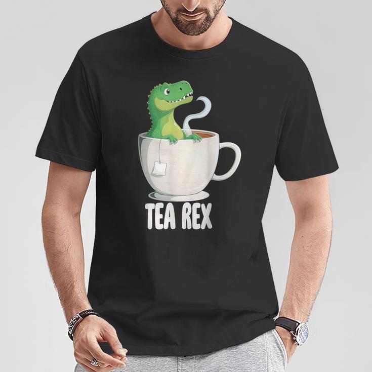 Tea Rex Tearex X Dinosaur Tea Dinosaur Dino T-Shirt Lustige Geschenke