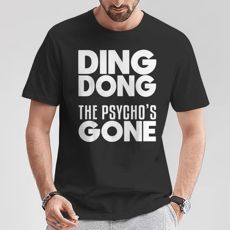 Trumperlor Ding Dong Der Psycho Ist Lustig Geworden Anti-Trump-Bye T-Shirt Lustige Geschenke