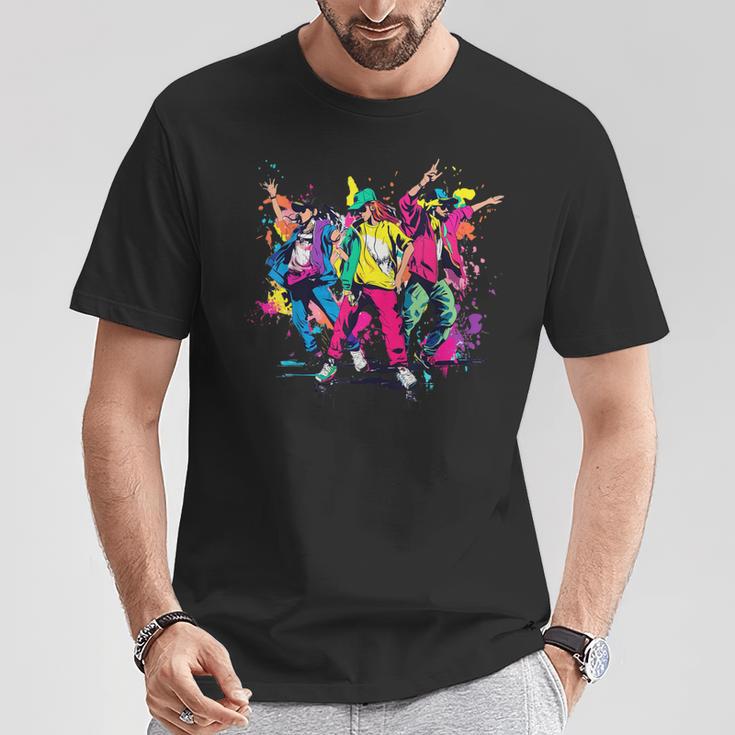 Urban Hip Hop Dancing Novelty Graffiti Graphic T-Shirt Funny Gifts