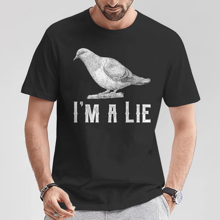 Vintage I Am A Lie Bird Aren't Real Spies Great T-Shirt Lustige Geschenke