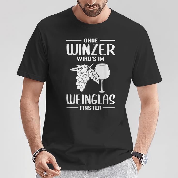 Winzer Weinbergineyard & Winemaker S T-Shirt Lustige Geschenke