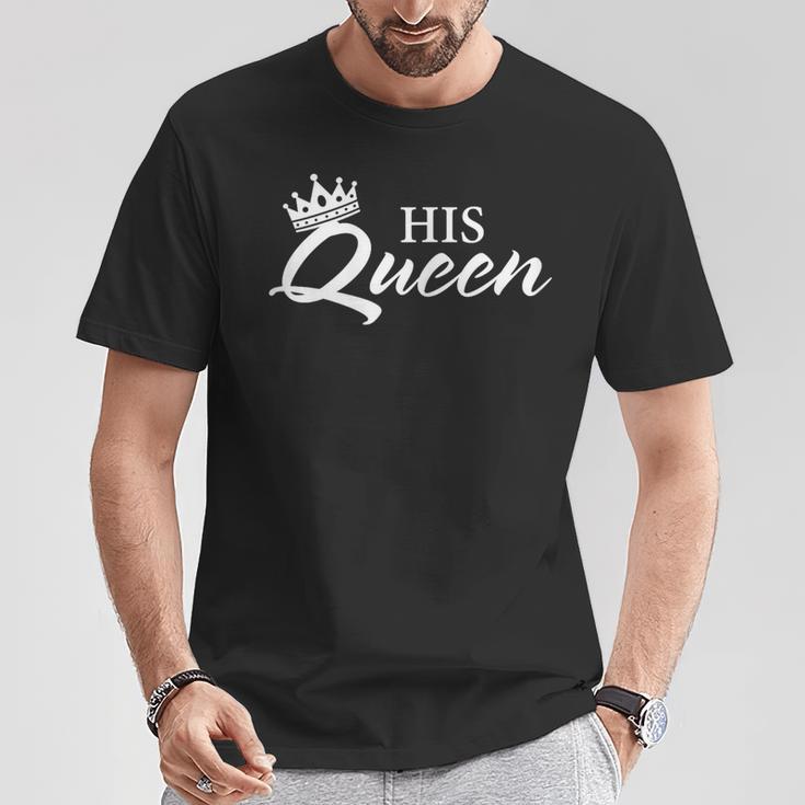 Women's Her King His Queen Couple T-Shirt Lustige Geschenke