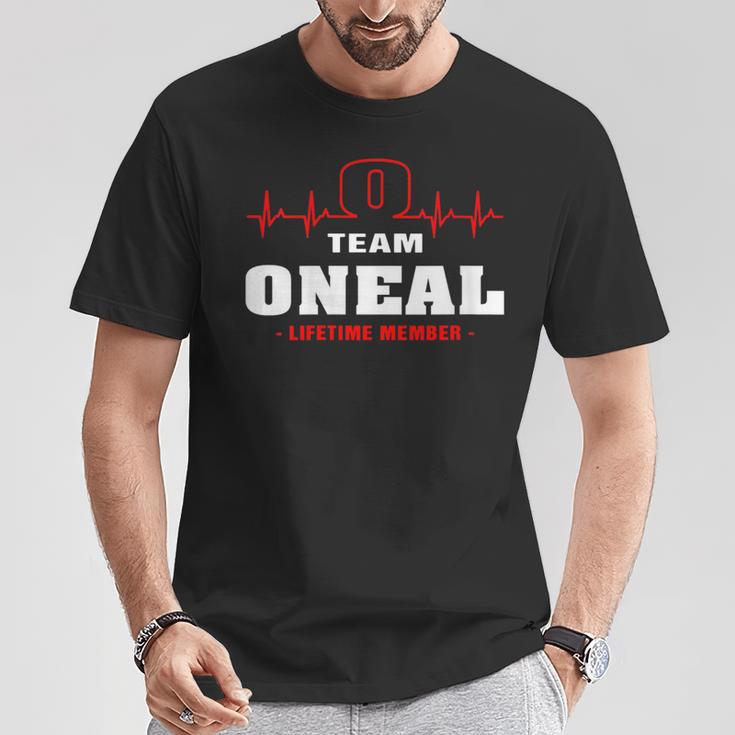 Women's Oneal Last Name Family Name Team Oneal Life Member T-Shirt Lustige Geschenke