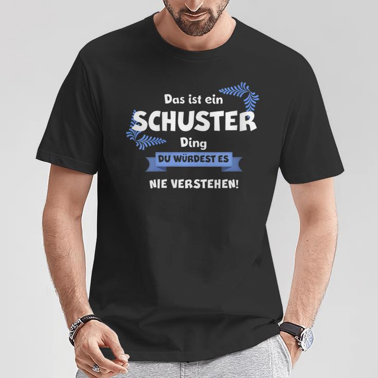 Women's With-Neck Das Ist Ein Schustter Ding Du Wüstst Es Nichtersten T-Shirt Lustige Geschenke