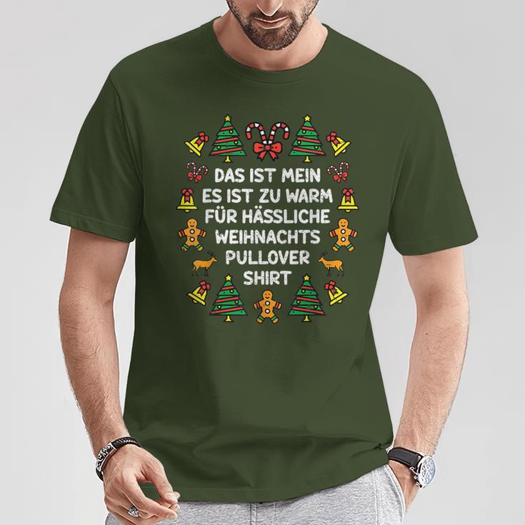 Das Ist Mein Es Ist Zu Warm Für Ugly Christmas T-Shirt Lustige Geschenke