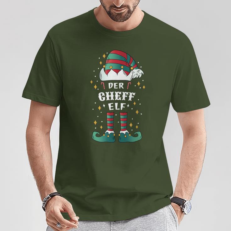 Elf Christmas Ich Bin Der Chef Elf T-Shirt Lustige Geschenke