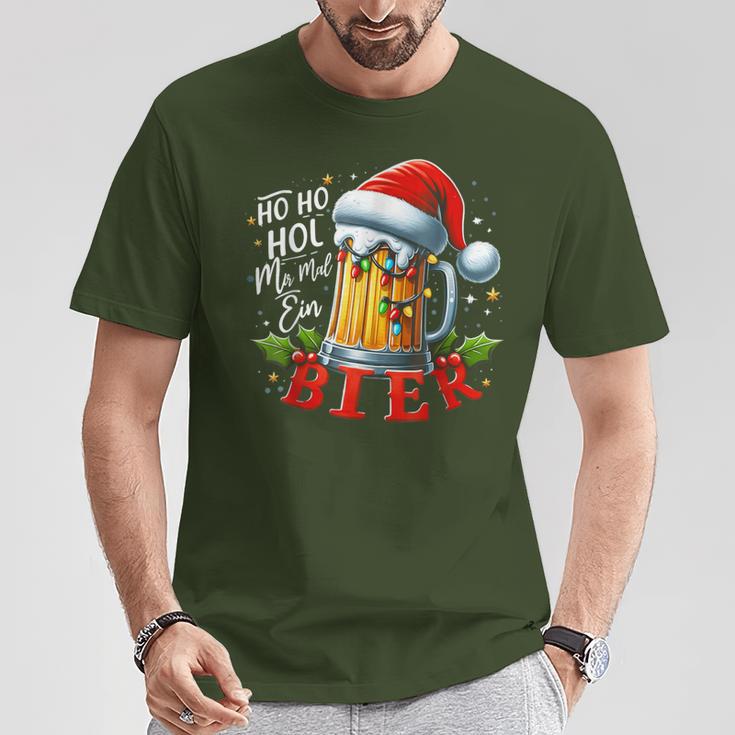 Ho Ho Hol Mir Mal Ein Bier Christmas T-Shirt Lustige Geschenke