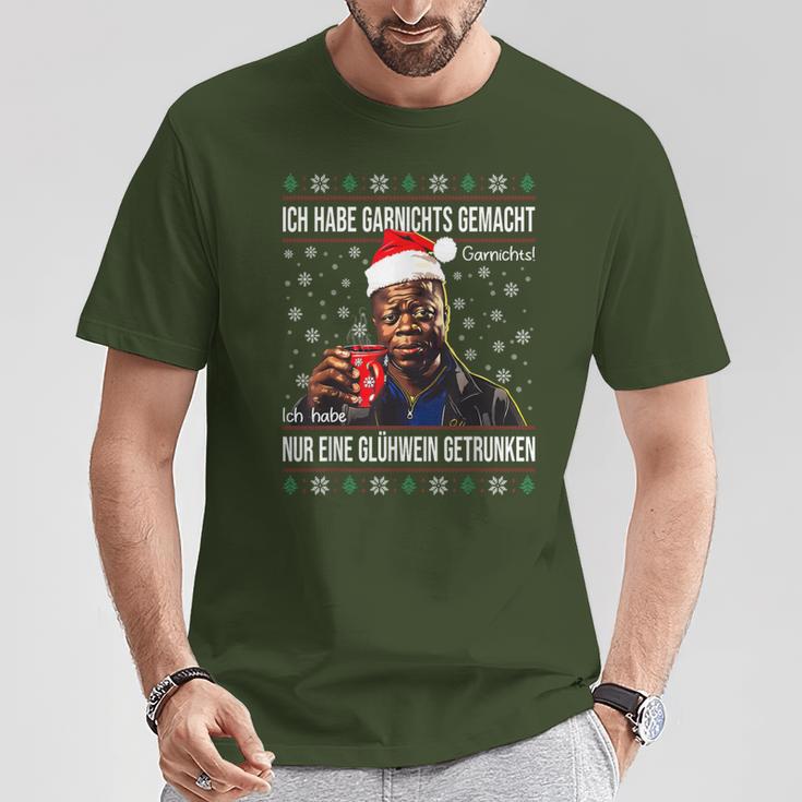 Ich Habe Garnichts Gemacht Nur Eine Glühwein Getrunken Xmas T-Shirt Lustige Geschenke