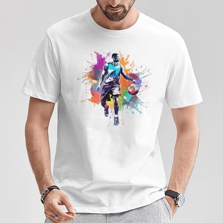 Basketball Graffiti Ball Sport T-Shirt Lustige Geschenke