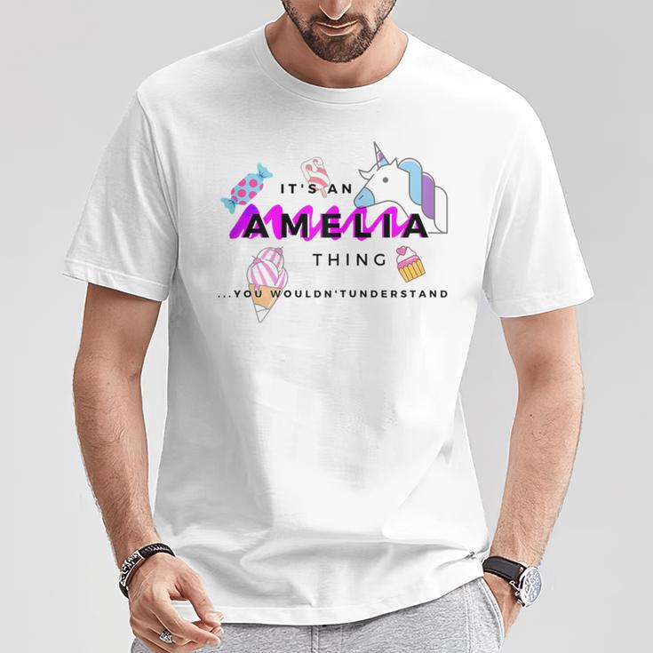 Es Ist Ein Amelia-Ding T-Shirt Lustige Geschenke